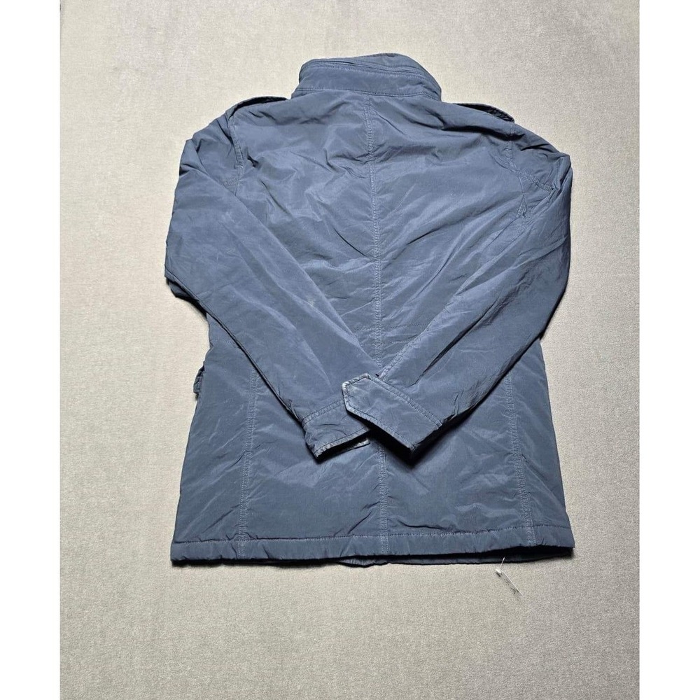 UNIQLO Men's Navy Blue Hooded Military Field Jacket‎ Casual Outdoor Large - Picture 7 of 7